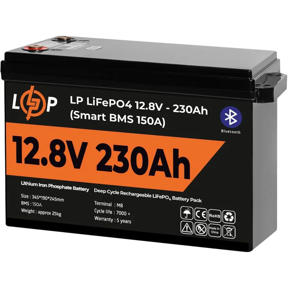 Джерело безперебійного живлення [ДБЖ] LogicPower LPE-B-PSW-1500VA + LiFePO4 батарея 12.8V - 230Ah Smart BMS BT [20486] [110276] - фото 8