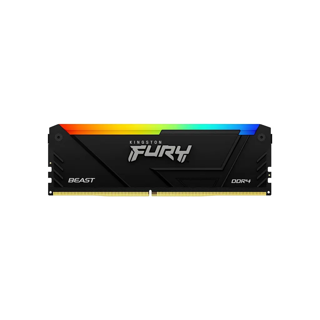 Модуль памяти для компьютера DDR4 32GB (2x16GB) 3200 MHz Beast RGB Black Kingston Fury (ex.HyperX) (KF432C16BB12AK2/32WP) - фото 3
