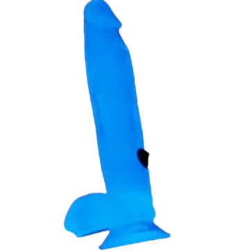 Фалоімітатор, що світиться в темряві LoveToy Lumino Play Dildo 10, 37х3.8 см - фото 2