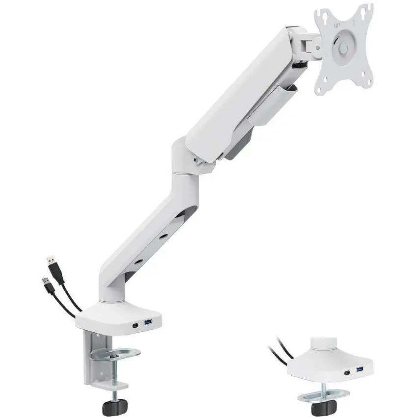 Кронштейн настільний для монітора 17-40 дюймів Officepro MA-451-W White - фото 2