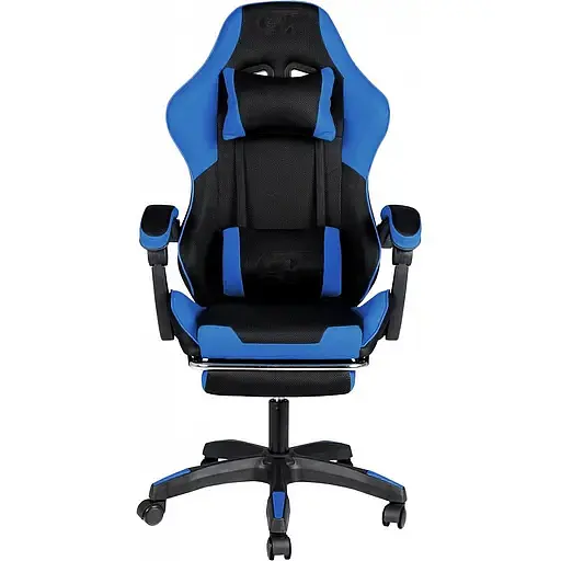 Геймерське крісло GT Racer (X-6032 Fabric Black/Blue) - фото 2
