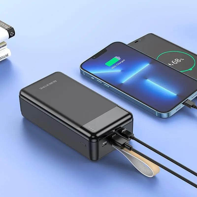 УМБ Borofone Incredible power bank BJ19B 30000mAh 20W черная - фото 5
