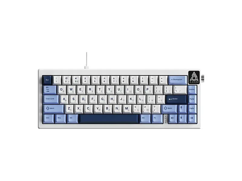 Клавіатура Ajazz AK650 Sea Salt Switch White USB-C (AK650-SS-BWB)