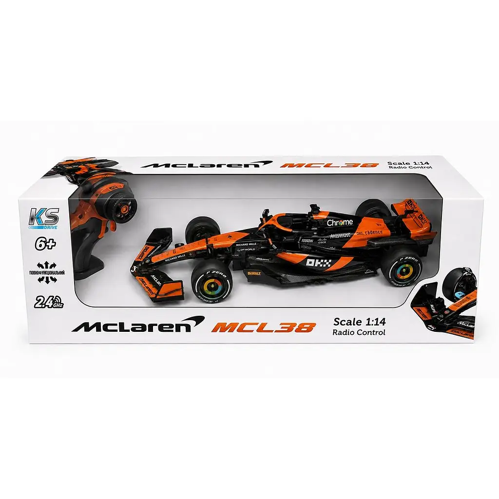 Іграшковий автомобіль на радіокеруванні KS Drive McLaren MCL38 1:14 (39214) - фото 2