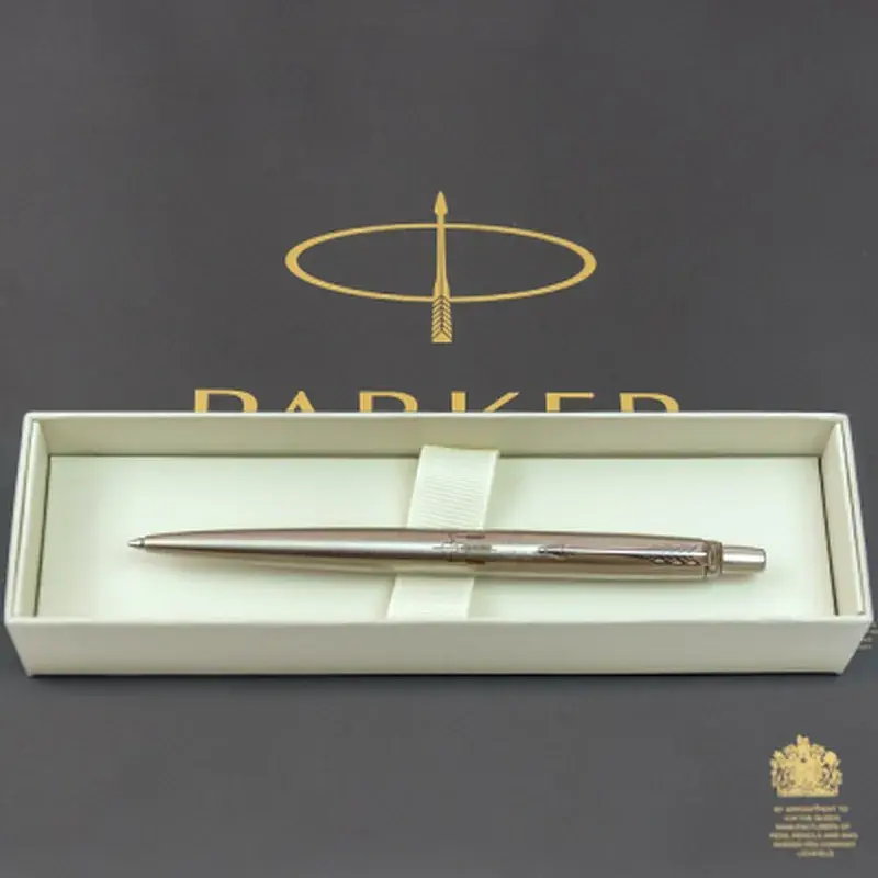 Ручка кулькова Parker JOTTER 17 UKRAINE SS CT BP Тризуб із колосків (16132_T059b) - фото 6
