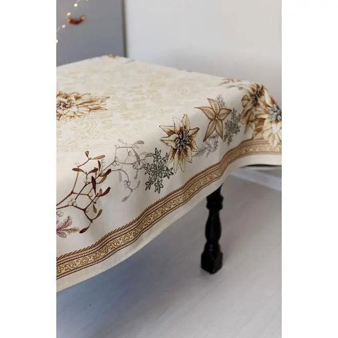 Скатерть Прованс Золотой праздник гобелен 135х350 см (36325) - фото 4