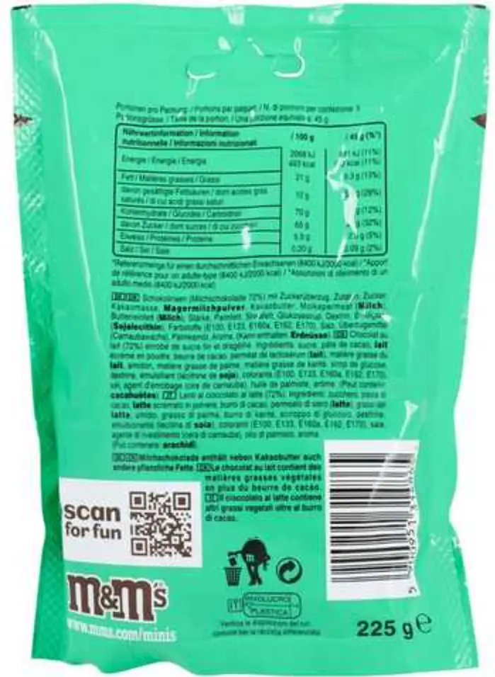 Драже M&M's Minis Chocolate 225г - фото 2
