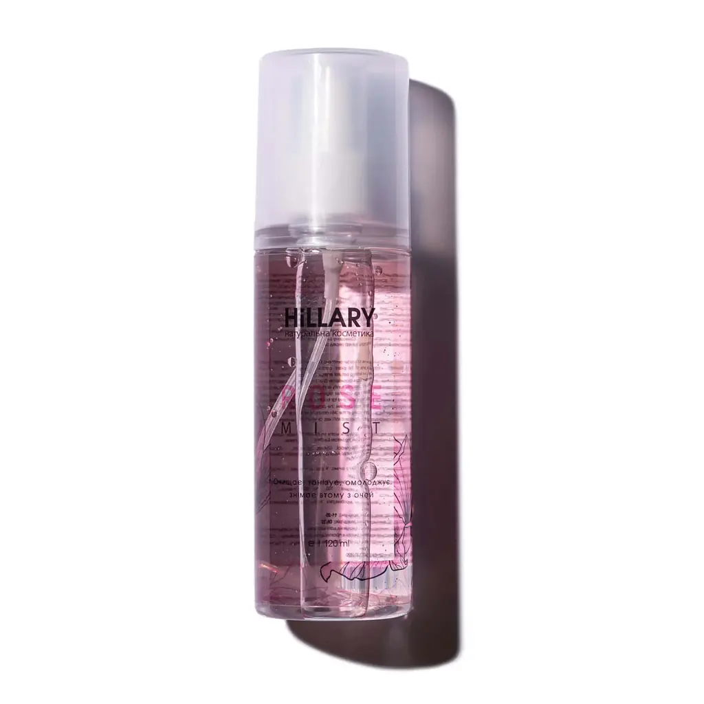 Трояндова вода для обличчя ROSE MIST Hillary 120 мл - фото 3