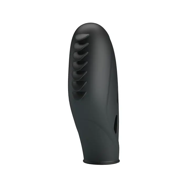 Насадка Pretty Love Gilo Finger Vibrator Black на палець, 7.8х2.8см чорний - фото 4