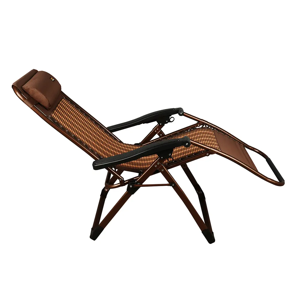 Шезлонг складной Market Union коричневый - фото 2