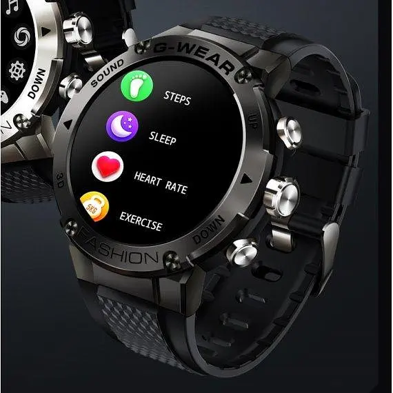 Розумний наручний смарт годинник Smart Sport G-Wear (Black) - фото 6