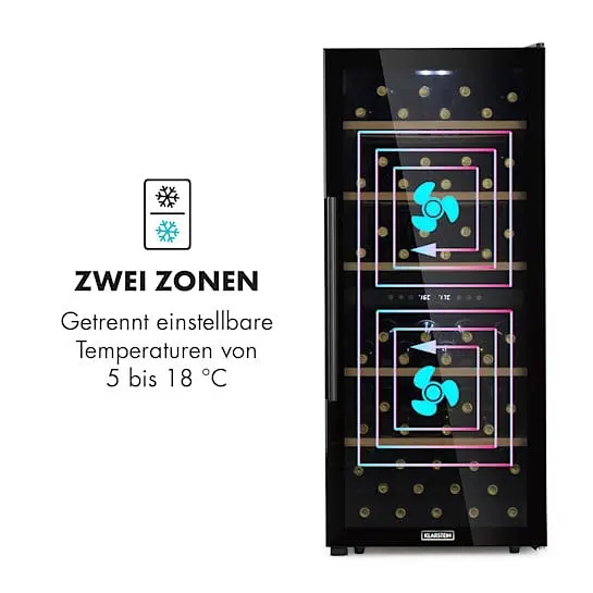 Холодильник винный KLARSTEIN Barossa 102 Duo (10032921) - фото 5