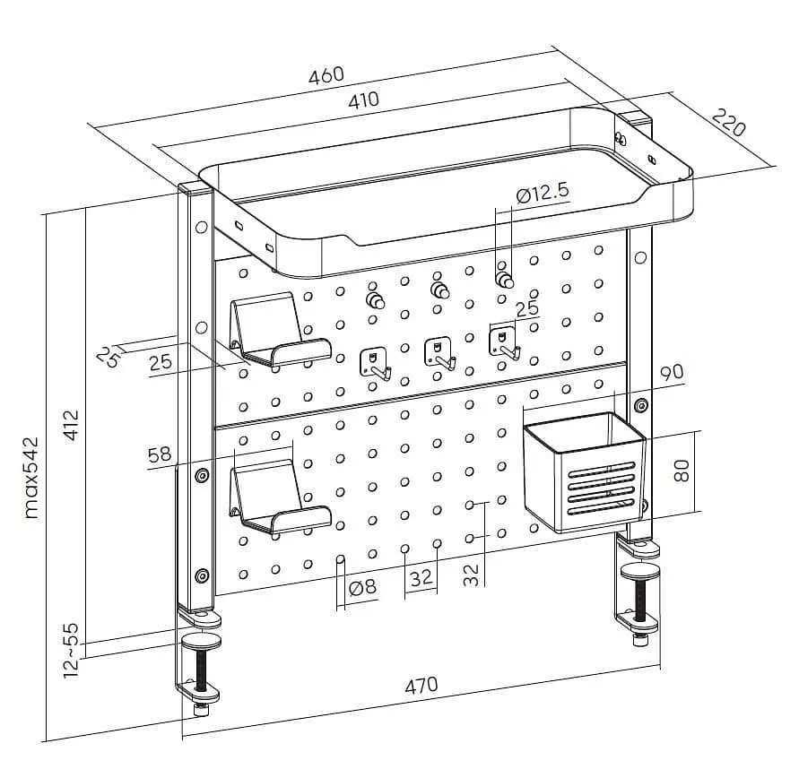 Настільний органайзер OfficePro DO1040B - фото 11