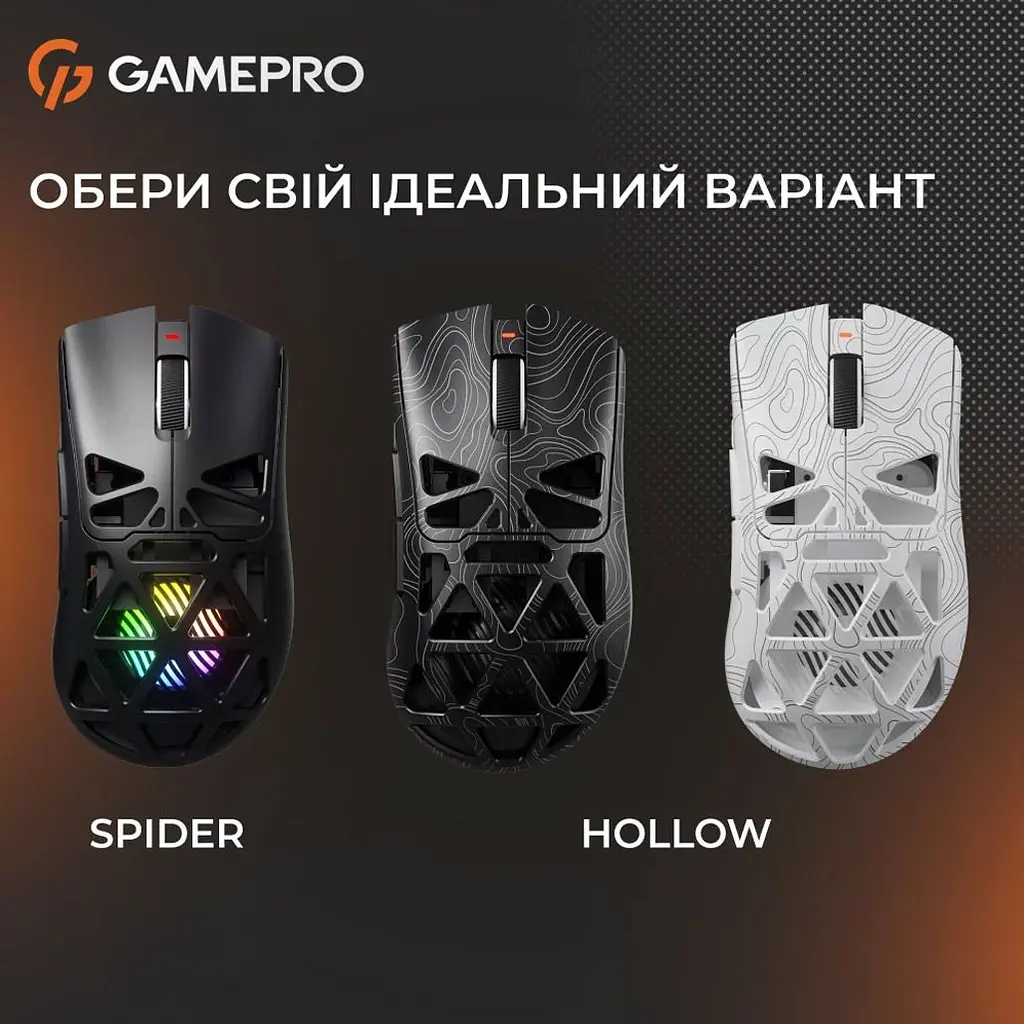 Миша GamePro Genesis Hollow біла (GM870HW) [175678] - фото 9
