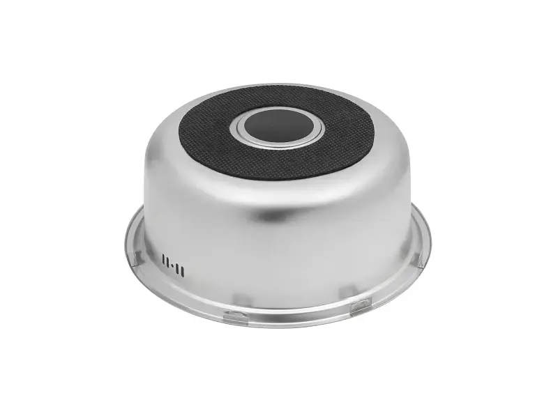 Кухонна мийка Kroner KRP Satin-510 (0.8 мм) - фото 3