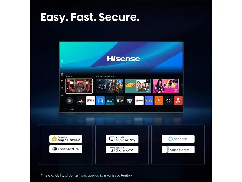 Телевізор Hisense 65E8S - фото 5