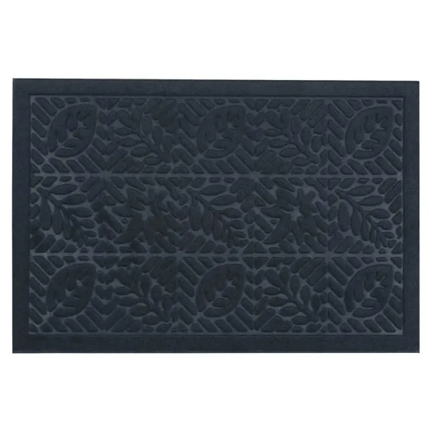 Килимок придверний Eco Fabric Листя без кромки синій 40 х 60 см (4060-009) - фото 3