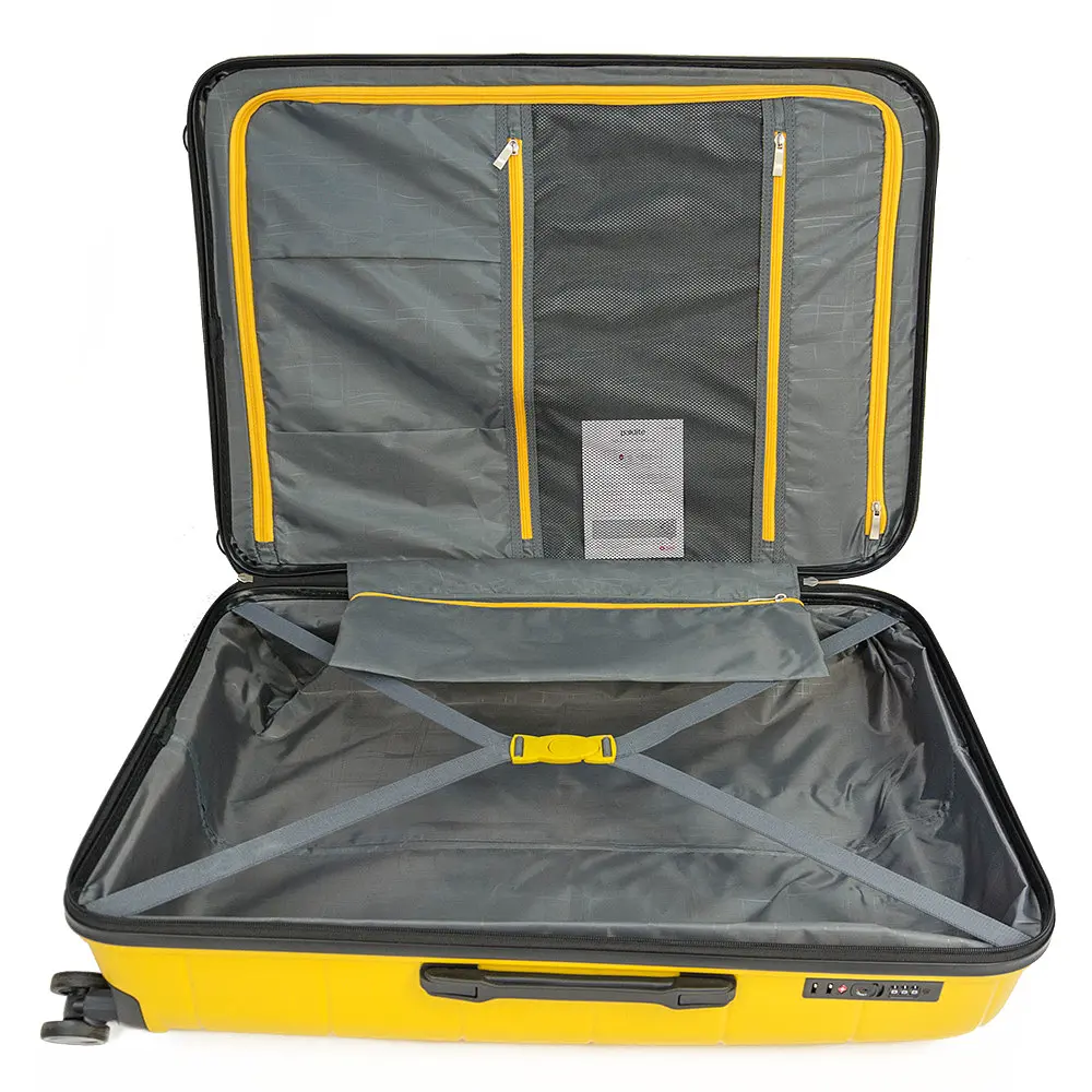 Валіза на 4 колесах Paklite Mailand Deluxe L TL074249 Yellow (TL074249-89) - фото 2