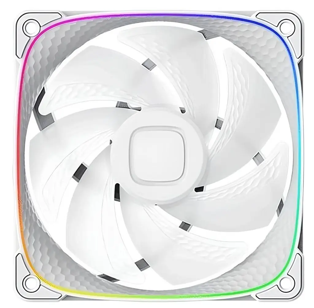 Вентилятор Geometric Future Squama 2503 120mm ARGB (GEO-S2503W-1) White - фото 2