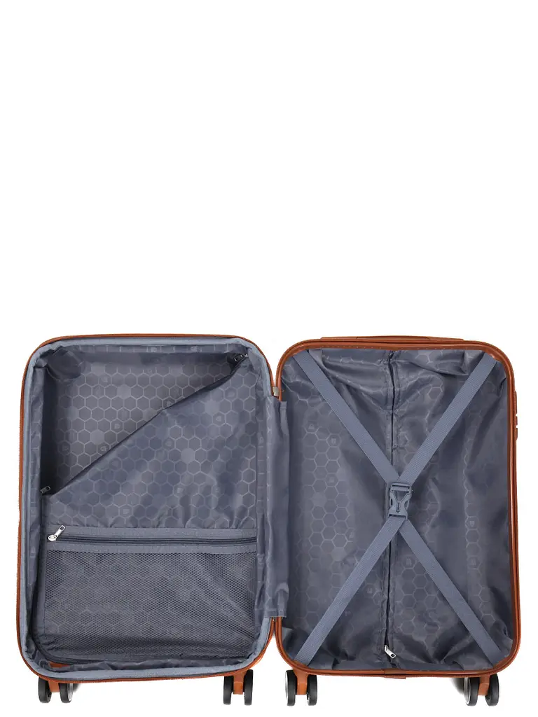 Валіза маленька S ABS-пластик Worldline Airtex 629 56×36×22см 38л Чорна - фото 11