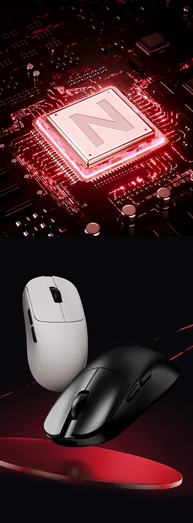 Безпровідна миша VXE MAD R MAJOR+ PAW3950 Wireless 8K, Біла - фото 5