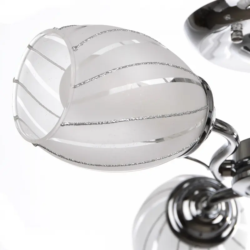 Люстра потолочная Brille классическая E14 40W CH (LK-222C/3) - фото 4