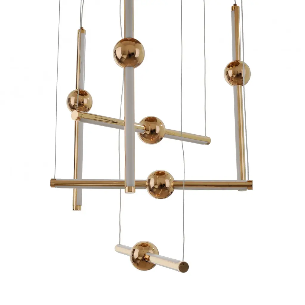 Світильник стельовий Brille підвісний лофт для спальні світлодіодний BL-889S/6 NW 85W G - фото 2