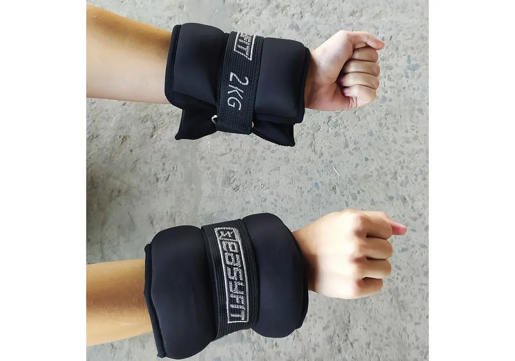 Обтяжувачі для ніг та рук з металом EasyFit MYAKI по 2 кг (пара) (EF-AWTN-200) - фото 2