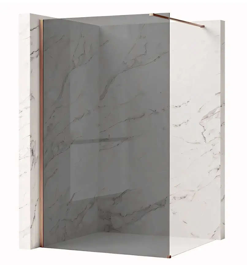 Душова стінка Rea Flexi 120x195 см grey brushed copper KPL-K99382