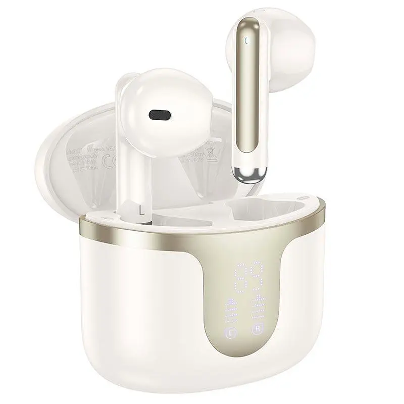 Навушники бездротові Hoco Snowflake true wireless BT headset EQ7 7h білі