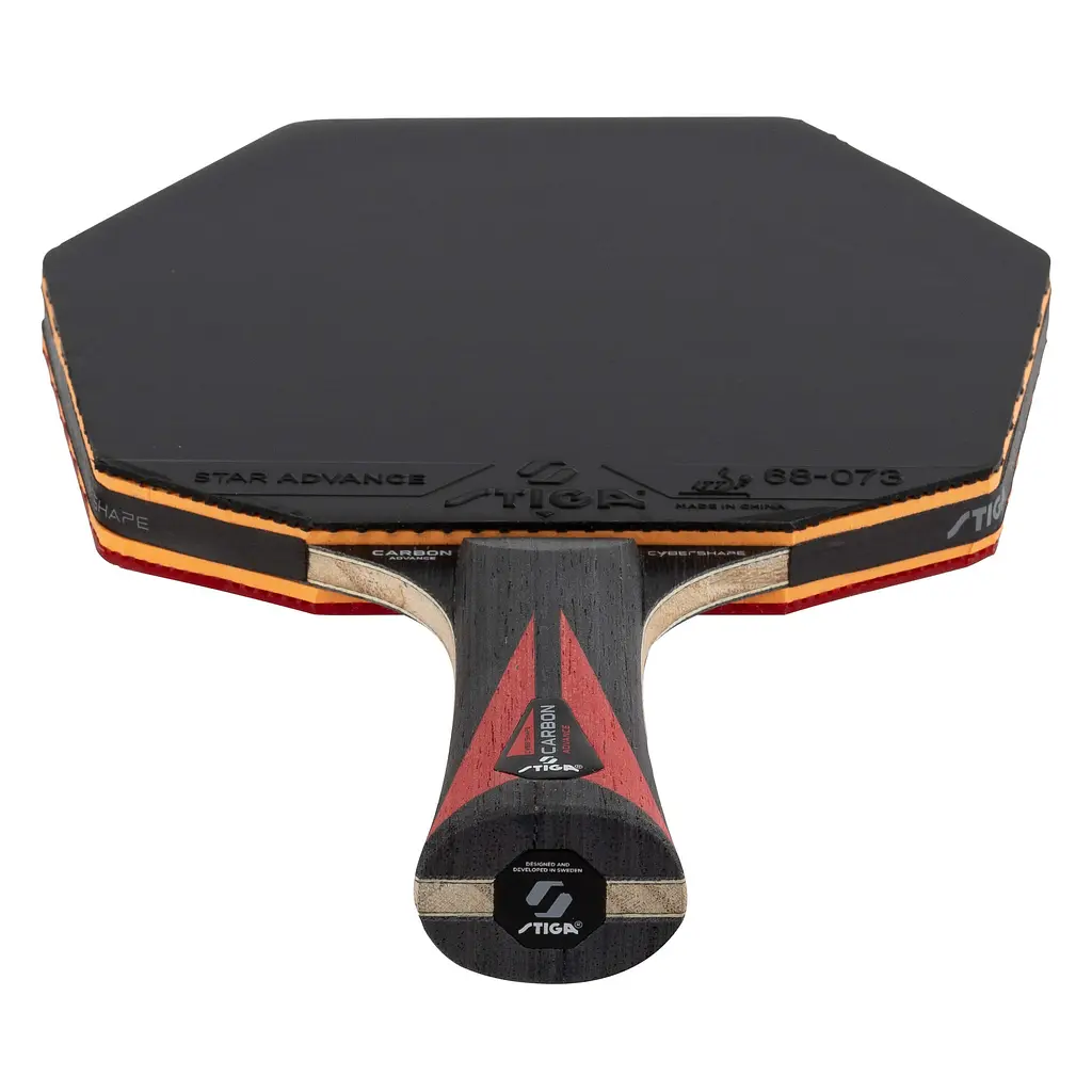 Ракетка для настільного тенісу Stiga Carbon Advance Cybershape FL (1215-1101-35) - фото 5