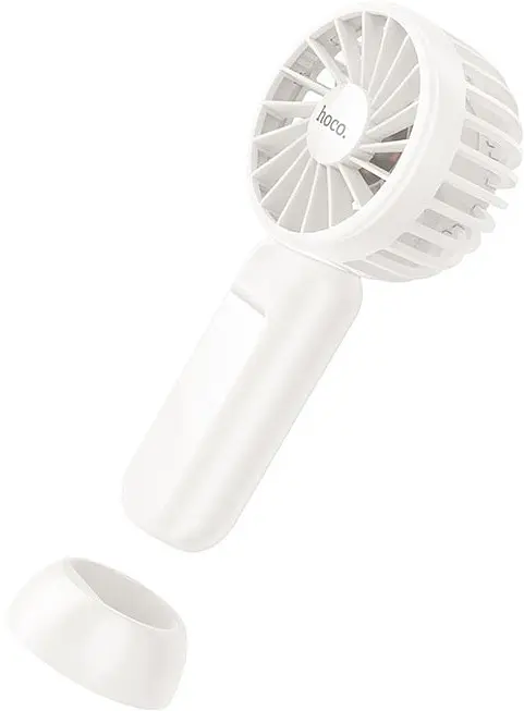 Вентилятор портативний Hoco HX60 Nimble portable handheld fan white - фото 3