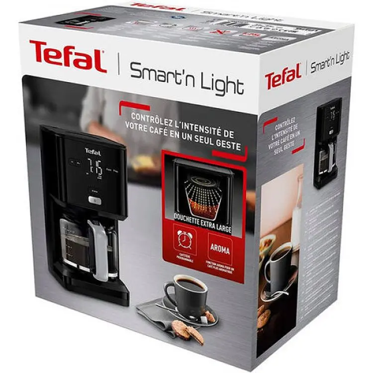 Кавоварка Tefal Smart&light крапельна 1.25 л чорна (CM600810) - фото 3
