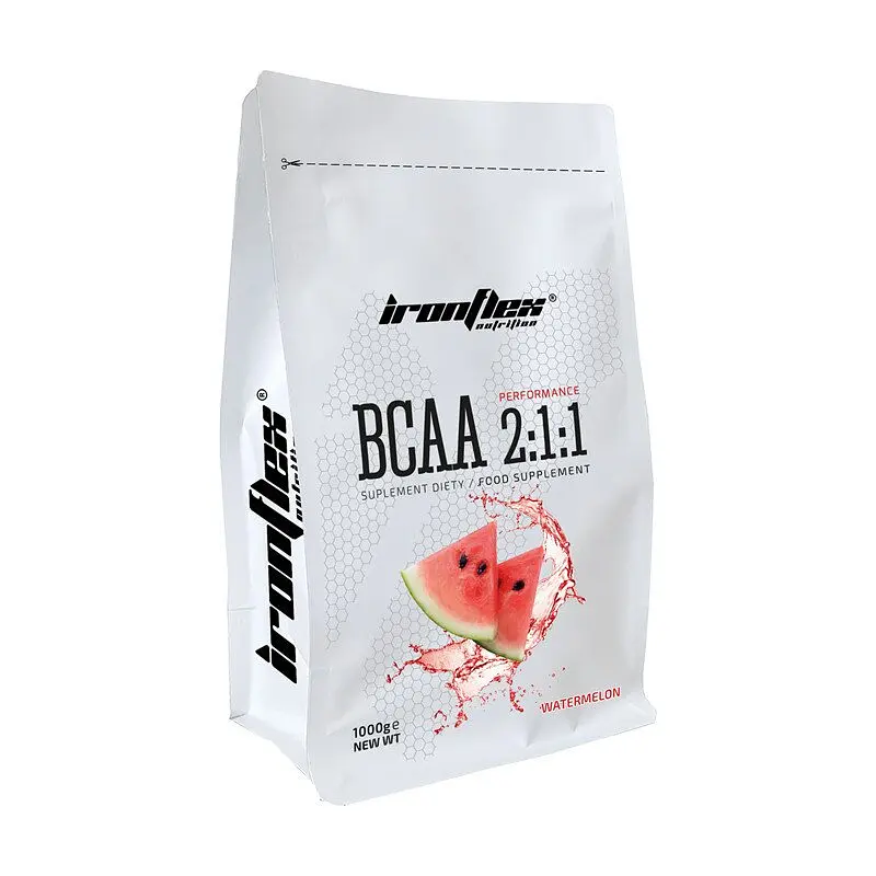 Амінокислота BCAA IronFlex BCAA 2-1-1 Performance, 1000 грам - Кавун