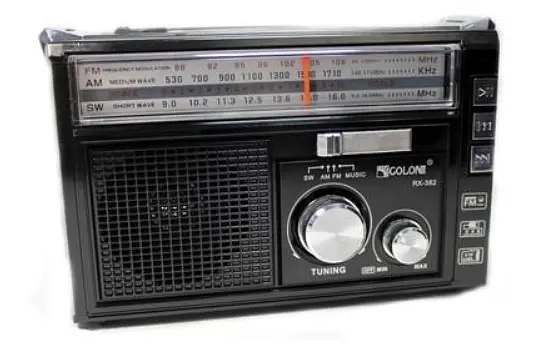 Радиоприемник Golon RX-382 черный портативный FM/AM/SW с USB SD и аккумулятором - фото 3