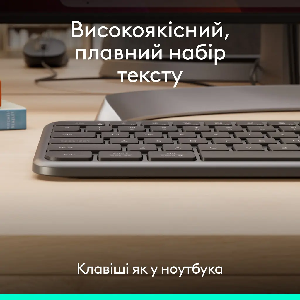 Клавіатура Logitech Signature Slim K620 for Business USB-C UA Graphite (920-013333) - фото 3