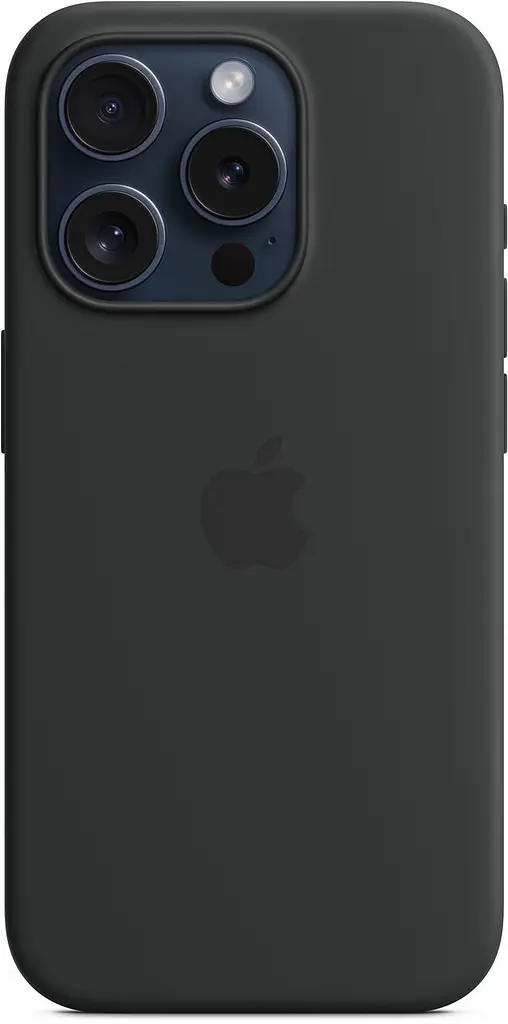 Оригінальний силіконовий чохол для iPhone 15 Pro Apple Silicone Case with MagSafe Midnight Black MT1A3ZM/A - фото 6
