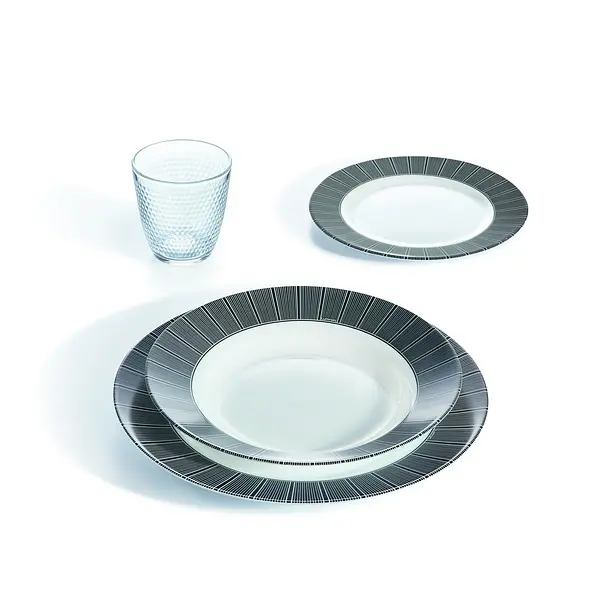 Тарілка супова Luminarc Astre Black, 22 см (6543045) - фото 3