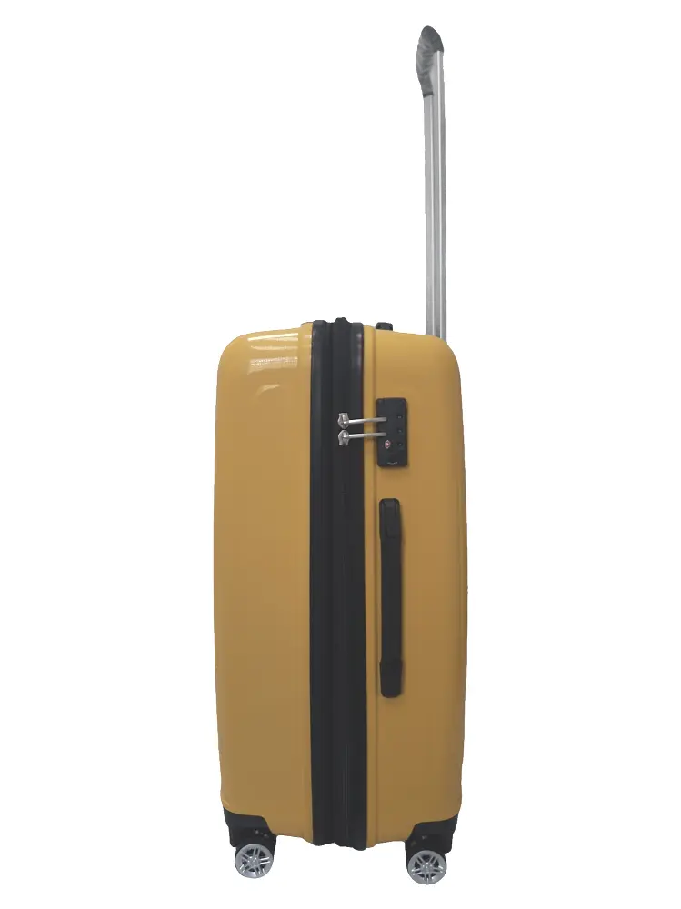 Валіза дорожня Середня (М) Поліпропілен Airtex 241 70л 65x46x26см Жовтий (Yellow) - фото 3