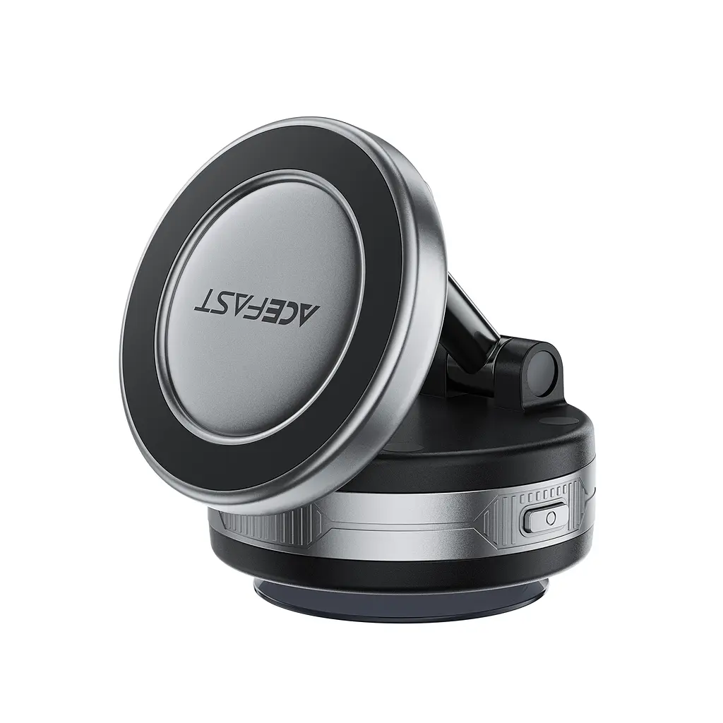Автотримач для телефона ACEFAST E30 Electric Suction cup magnetic Phone holder, Metal Gray (6974316284864) - фото 7
