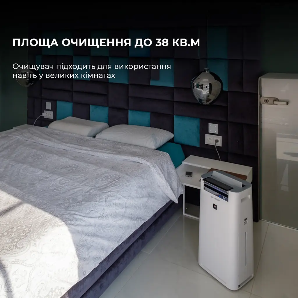 Воздухоочиститель с функцией увлажнения Sharp KC-G50EUW - фото 12
