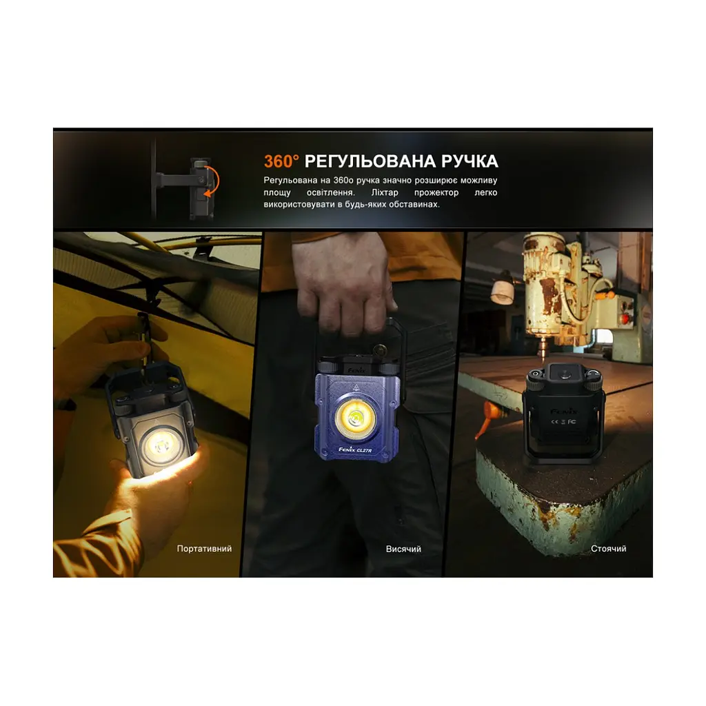 Ліхтар Fenix CL27R темно-блакитний (CL27R-Blue) - фото 6
