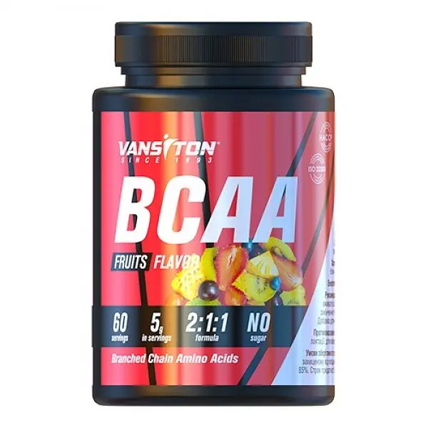 Амінокислота BCAA Vansiton BCAA, 300 грам - Фруктовий пунш