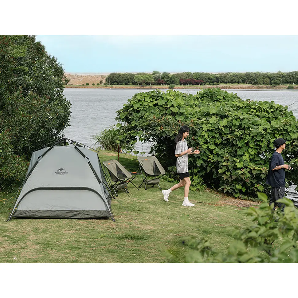 Намет тримісний автоматичний Naturehike NH21ZP008, оливково-зелений - фото 10