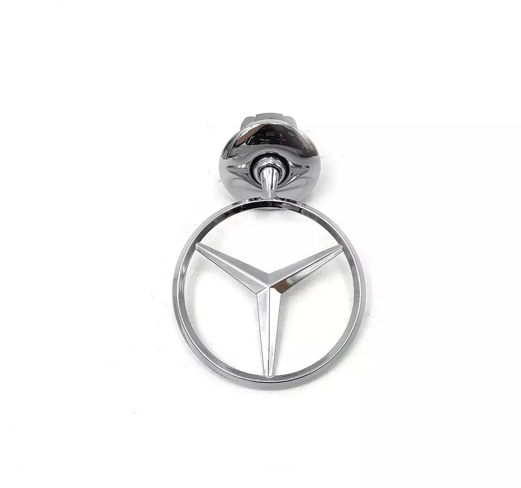 Емблема приціл на капот Mercedes-Benz Хром W124 W210 W202 W203 W204 W221 W211 W212 W222 металл (OEM a2218800086) - фото 2