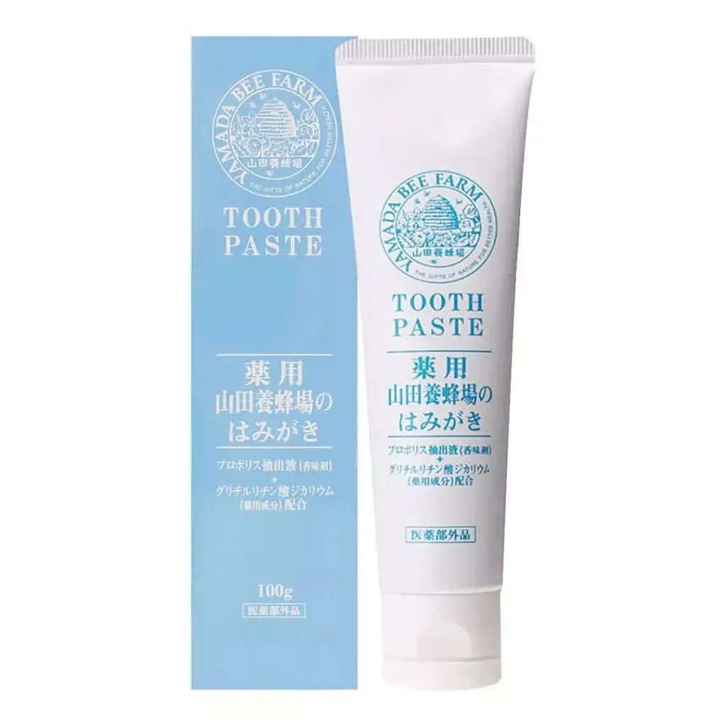 Антибактеріальна зубна паста Yamada Bee Farm Medicated ToothPaste з екстрактом прополісу 100 г
