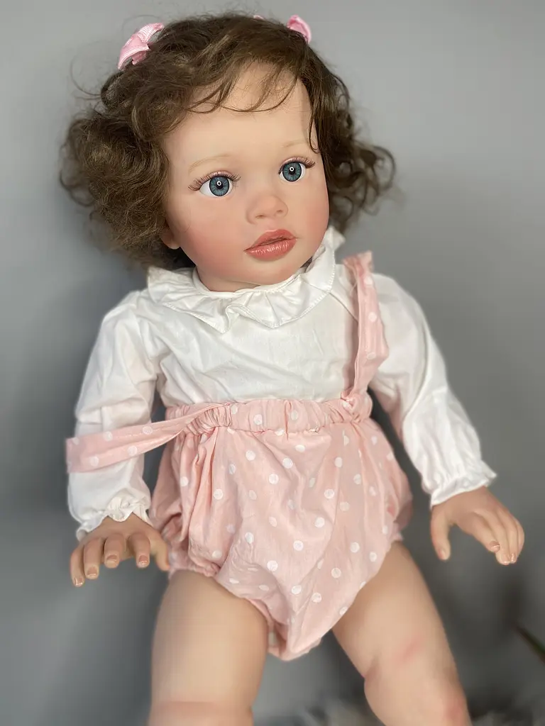 Силіконова колекційна лялька реборн reborn дівчина тиффані Reborn Dolls det0018822 - фото 3