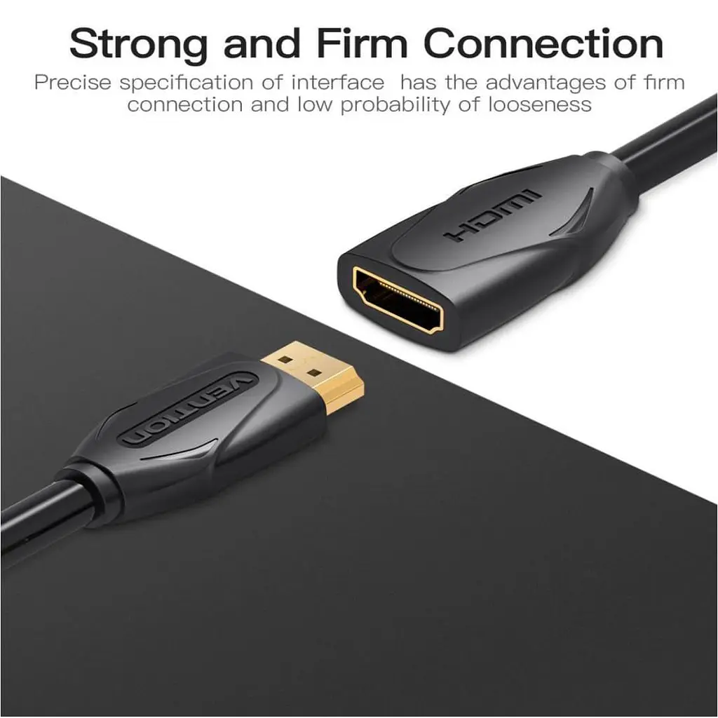 Кабель Vention HDMI-HDMI V 2.0 1 м (VAA-B06-B100) - фото 9