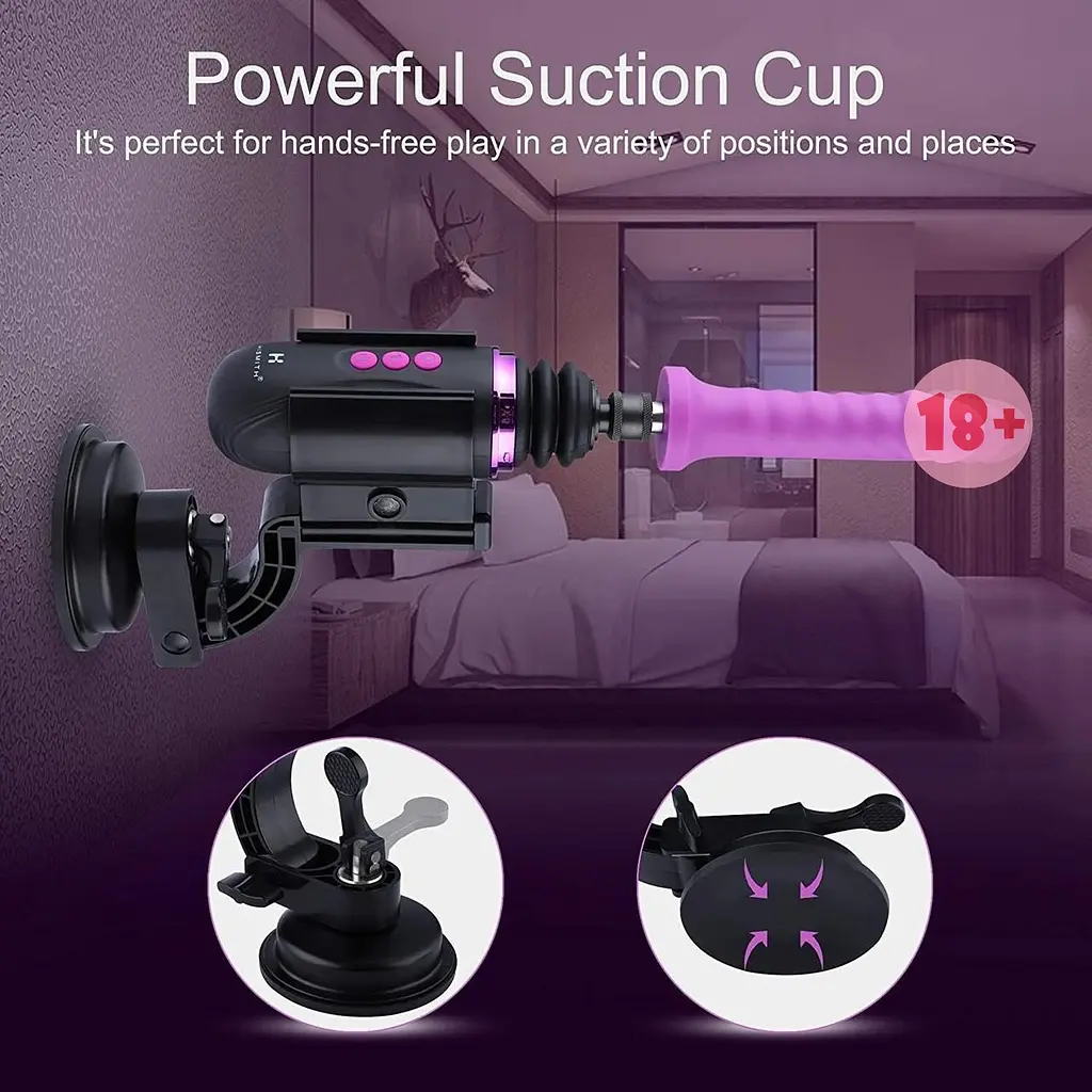 Секс-машина Hismith Mini Capsule Sex-Machine with Strong Suction APP - фото 4