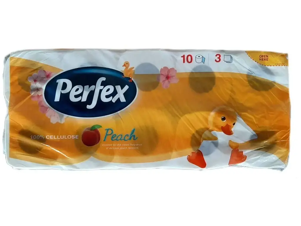 Туалетний папір Perfex Peach 10 шт